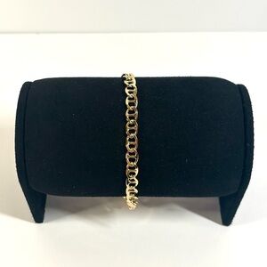 18k yellow gold-plated mariner link bracelet